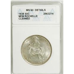 1938 50C New Rochelle--Cleaned--ANACS. . NGC Census: (