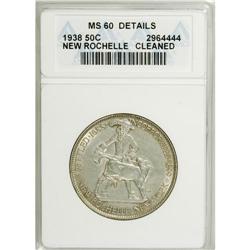 1938 50C New Rochelle--Cleaned--ANACS. . NGC Census: (