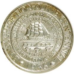 1936 50C Norfolk MS65 NGC. NGC Census: (505/1572). PCG