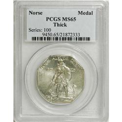 1925 Medal Norse Thick Planchet MS65 PCGS. PCGS Po