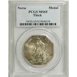 1925 Medal Norse Thick Planchet MS65 PCGS. PCGS Po
