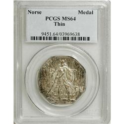 1925 Medal Norse Thin Planchet MS64 PCGS. PCGS Pop