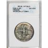 Image 1 : 1926-S 50C Oregon MS60 ANACS. NGC Census: (1/2237). PC