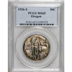 1926-S 50C Oregon MS65 PCGS. PCGS Population (840/