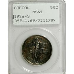 1926-S 50C Oregon MS65 PCGS. PCGS Population (841/