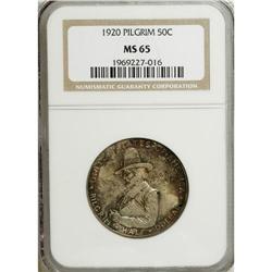 1920 50C Pilgrim MS65 NGC. NGC Census: (920/158).