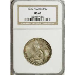 1920 50C Pilgrim MS65 NGC. NGC Census: (920/158).