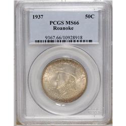 1937 50C Roanoke MS66 PCGS. PCGS Population (990/2