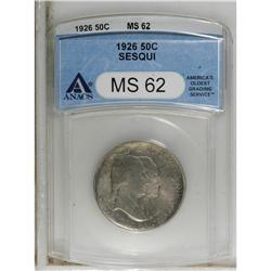 1926 50C Sesquicentennial MS62 ANACS. NGC Census: (457