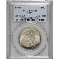 1935 50C Texas MS66 PCGS. PCGS Population (703/199