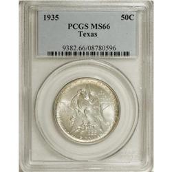 1935 50C Texas MS66 PCGS. PCGS Population (703/199