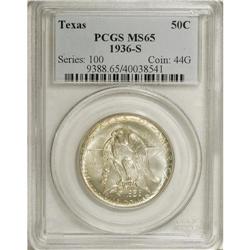 1936-S 50C Texas MS65 PCGS. PCGS Population (781/4