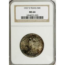 1937-S 50C Texas MS64 NGC. NGC Census: (139/844).