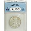 Image 1 : 1925 50C Vancouver AU55 ANACS. NGC Census: (4/1881