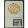 Image 1 : 1987 G$50 One-Ounce Gold Eagle MS70 NGC. NGC Censu