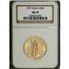 Image 1 : 1997 G$25 Half-Ounce Gold Eagle MS70 NGC. NGC Cens