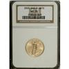 Image 1 : 2000 G$10 Quarter-Ounce Gold Eagle MS70 NGC. NGC C
