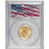Image 1 : 2001 G$10 Quarter-Ounce Gold Eagle MS60 PCGS. PCGS Pop