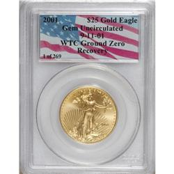 2001 G$25 Half-Ounce Gold Eagle MS60 PCGS. PCGS Popula