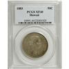 Image 1 : 1883 50C Hawaii Half Dollar XF40 PCGS. PCGS Popula