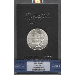 1884-CC $1 GSA HOARD MS64 NGC. NGC Census: (3931/1895)