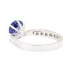 Image 3 : 1.55 ctw Sapphire And Diamond Ring - Platinum