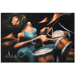 "Lola Beats" Limited Edition Giclee on Canvas (36" x 24") by David Garibaldi, AP