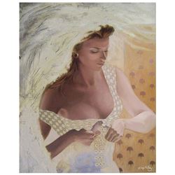 Jean-Paul Loppo Martinez, "La Mariee" Limited Edition Textured Giclee on Board,