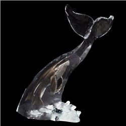 Kitty Cantrell, "Humpback Calling" Limited Edition Mixed Media Lucite Sculpture