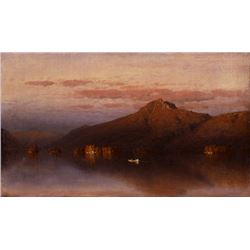 Sanford Gifford - Whiteface Mountain from Lake Placid