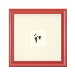 "Pepe Le Pew" Framed Limited Edition Etching with Hand-Tinted Color and Numbered