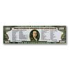 Image 1 : Steve Kaufman (1960-2010), "Steve Kaufman $100.00 Dollar Bill state 2: To Hell a