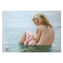 Vidan, "Solitude" Limited Edition on Canvas, Numbered and Hand Signed with Certi