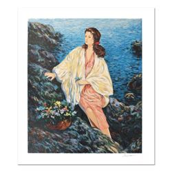 Igor Semeko, "Beauty by the Seaside" Hand Signed Limited Edition Serigraph with