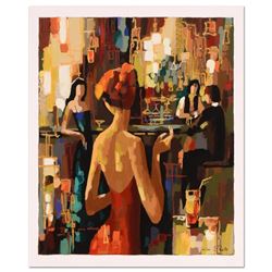 Nelly Panto, "Red Dress" Limited Edition Serigraph, Numbered and Hand Signed wit