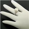 Image 3 : 14k White Gold 10.6mm Akoya Pearl Ring w/ 0.54 ctw F VS Round Diamond Accents