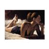 Image 1 : Fabian Perez, "Paola In Bed" Hand Textured Limited Edition Giclee on Board. Hand
