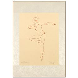 Edna Hibel (1917-2014), "Pirouette" Limited Edition Lithograph, Numbered and Han