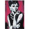 Image 1 : "Audrey Hepburn (Fabulous)" Limited Edition Giclee on Canvas (30 x 40") by David