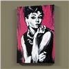 Image 2 : "Audrey Hepburn (Fabulous)" Limited Edition Giclee on Canvas (30 x 40") by David