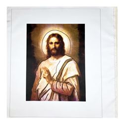 Steve Kaufman (1960-2010), "Jesus Peace (State 2)" Hand Signed and Numbered Limi