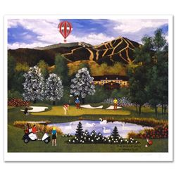 Jane Wooster Scott, "First Birdie of Spring" Hand Signed Limited Edition Lithogr