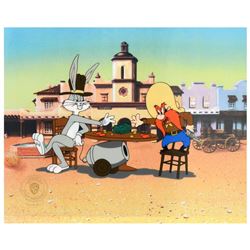 "Loaded Hands" Limited Edition Sericel with Background (Dated 1992) from Warner