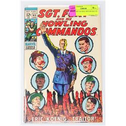 SGT. FURY # 65 HEIL HITLER SALUTE COVER