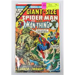 GIANT-SIZE SPIDERMAN # 5 VS MAN-THING