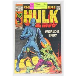 HULK # 117 LAST 12 CENT ISSUE