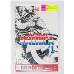 CAPT. AMERICA # 1 VOL.7  VARIANT 1:150 QUESADA