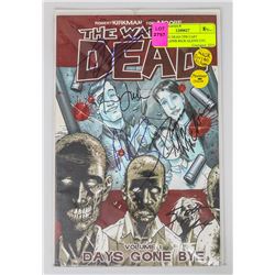 WALKING DEAD TPB CAST AUTOGRAPHS RICK GLENN ETC.