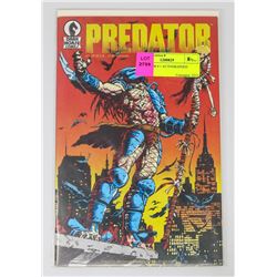 PREDATOR # 1 AUTOGRAPHED INSIDE