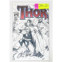 THOR # 1 VARIANT AUTOGRAPHED